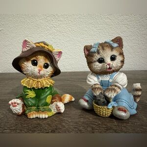 Kittens of Oz Adorable Cat Figurine Set -There’s no place like home